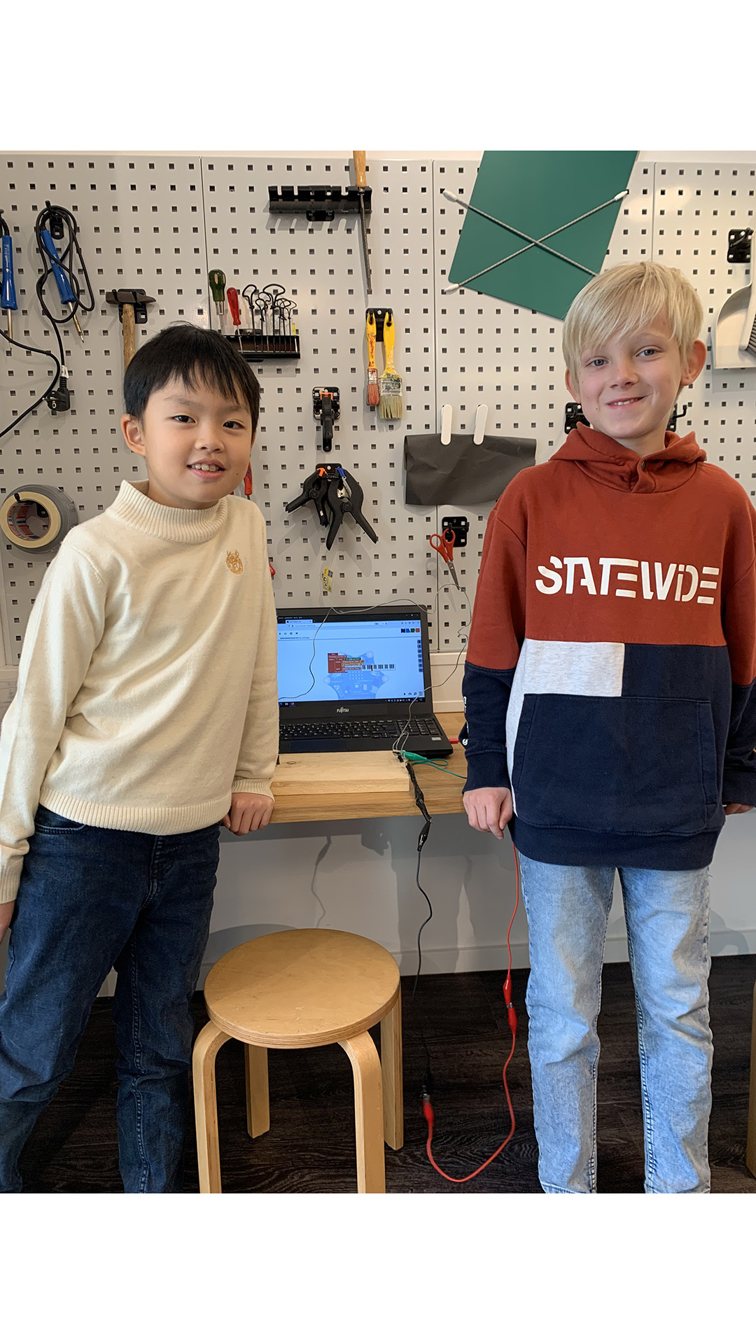Kinder der Grundschule Stockflethweg