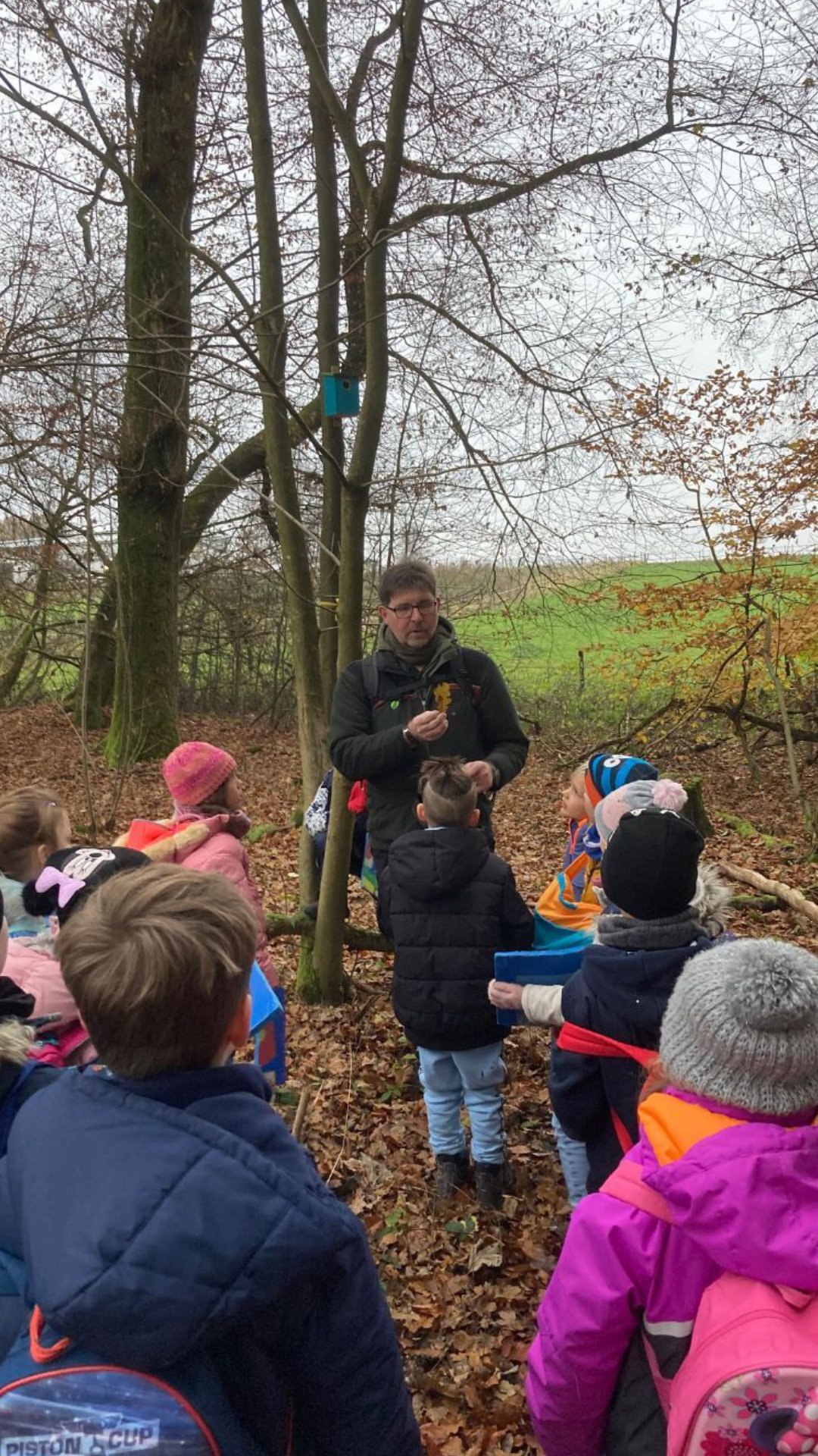 Mit Förster Gerhard Willms auf Wanderung duch das Arme Heckelchen