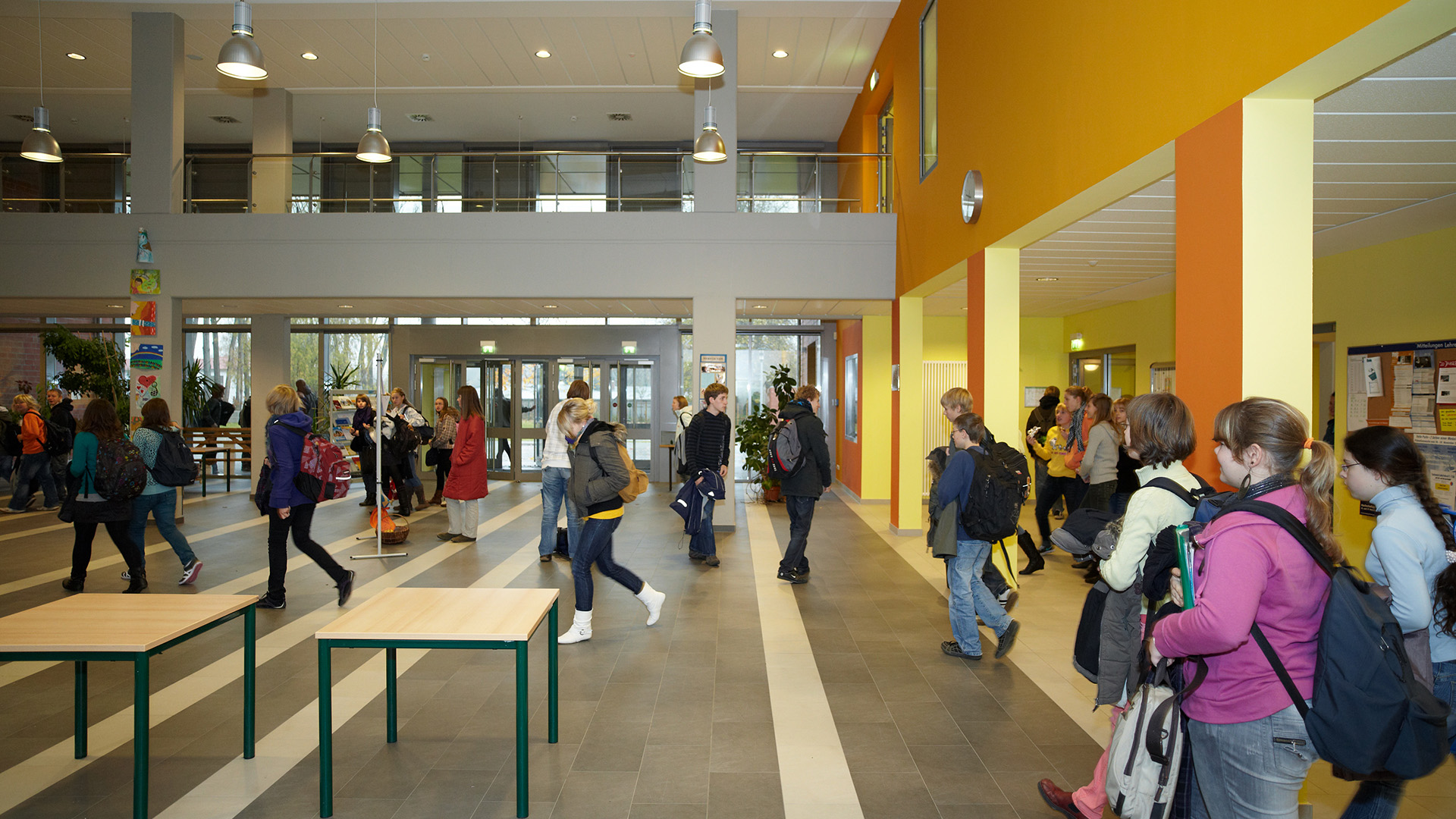 Pause im Eldenburg-Gymnasium Lübz