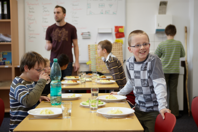 Essen in der Schule