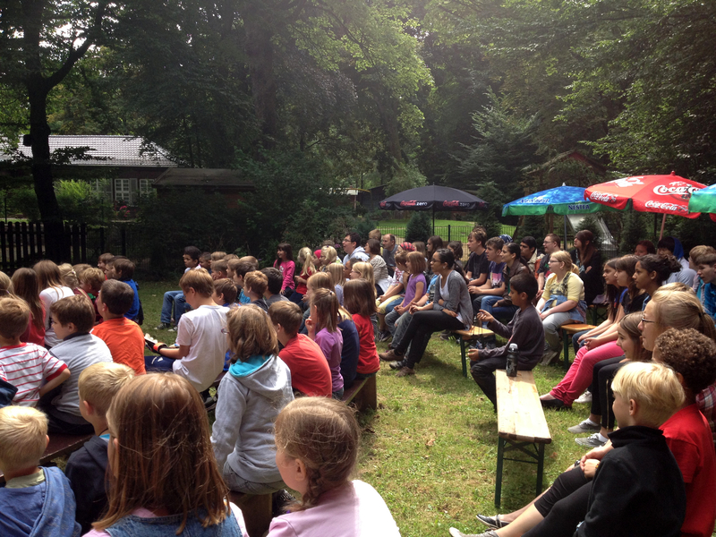 Zuschauer beim Theaterprojekt
