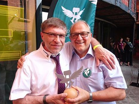 Georg Eble und Stefan Ruppaner beim Deutschen Schulpreis