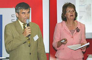 Matthew Bird (l.) und Isobel McGregor