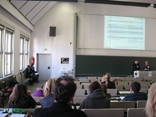 Blick in einen Vortragssaal der Universität Bamberg