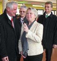 Rundgang von Ministerin Annette Schavan