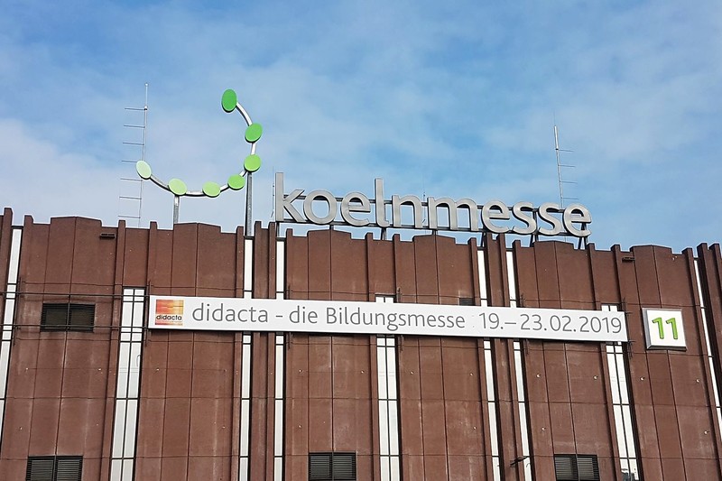 didacta-Schild am Messegebäude