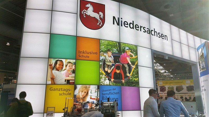 Ausstellungsstand Niedersachsen auf der didacta 2018