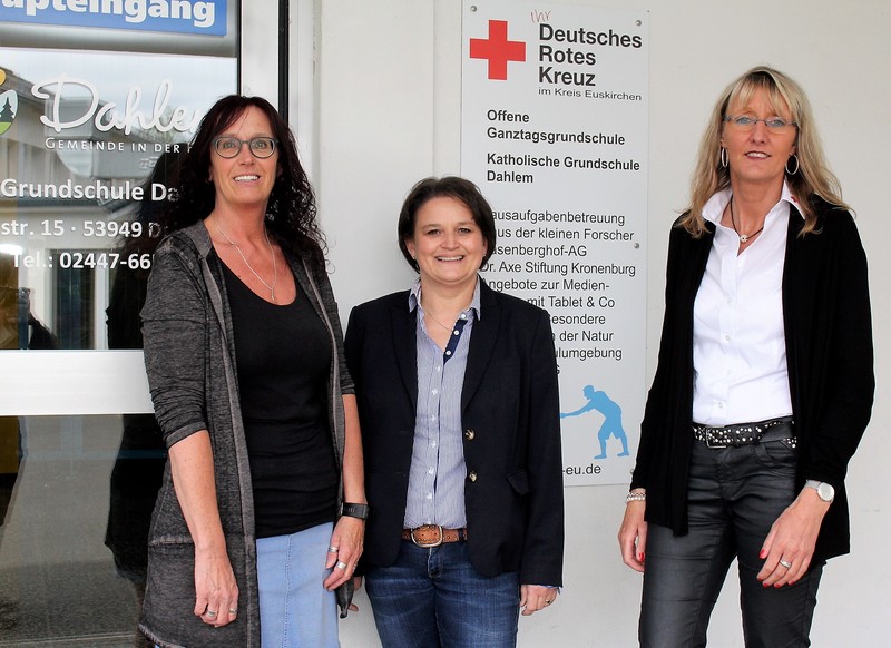 Gruppenfoto Brigitte Baum, Mirjam Schmitz, Heike Iven