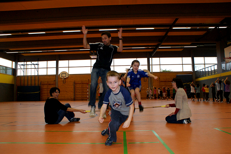 kreativer Hallensport