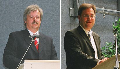Ulrich Kasparick (l.) und Hermann Winkler