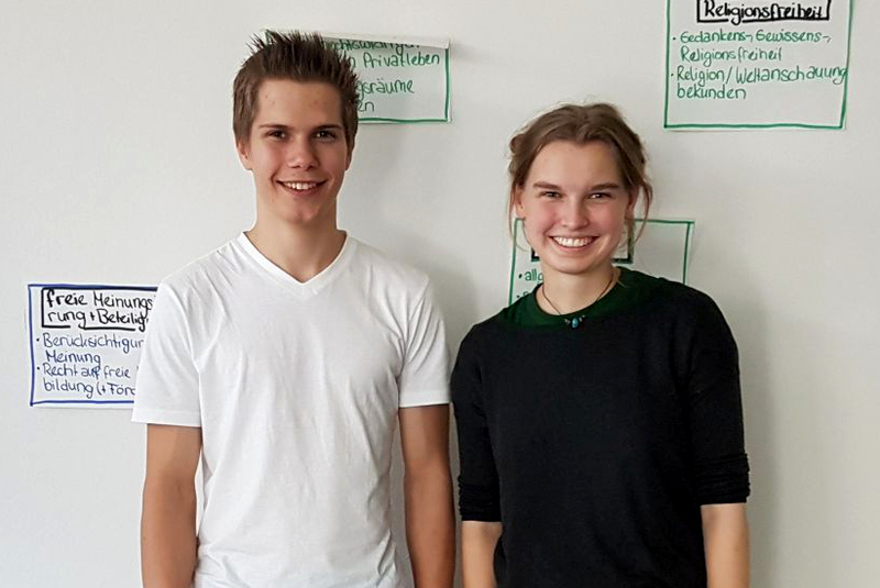 Erik Thiel (l.) und Julia Stahlhut