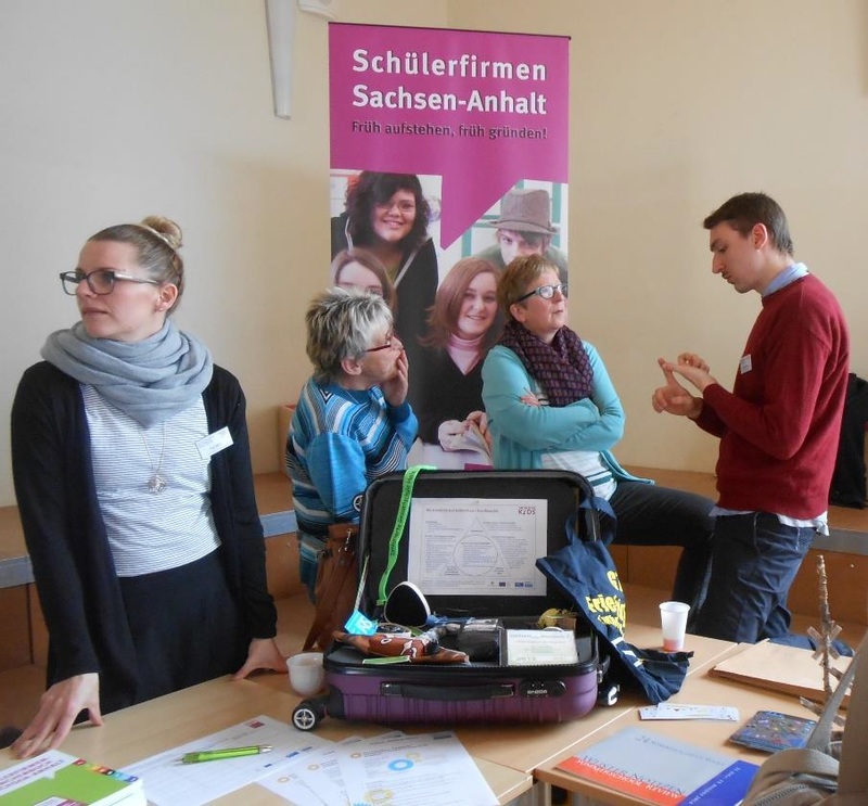 Teilnehmerinnen und Teilnehmer der Schülerfirmen Sachsen-Anhalt