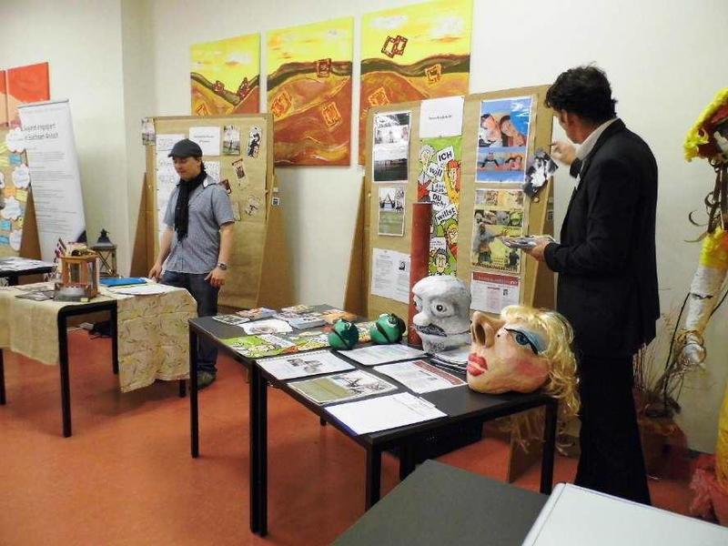 Stände bei der Veranstaltung