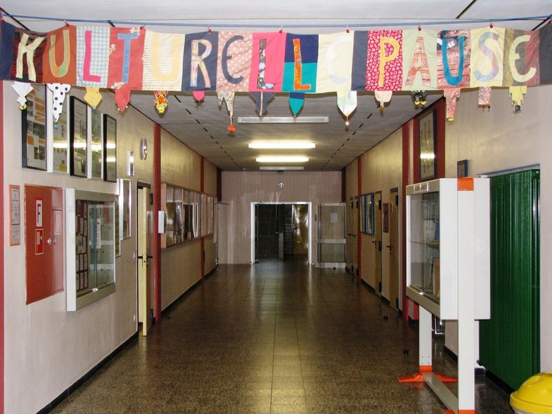 Atrium, wo die "Kulturelle Pause" durchgeführt wird