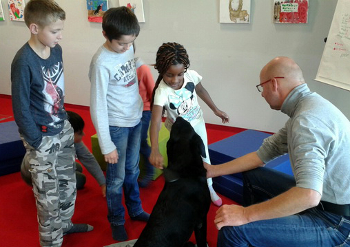 Besuch Hund