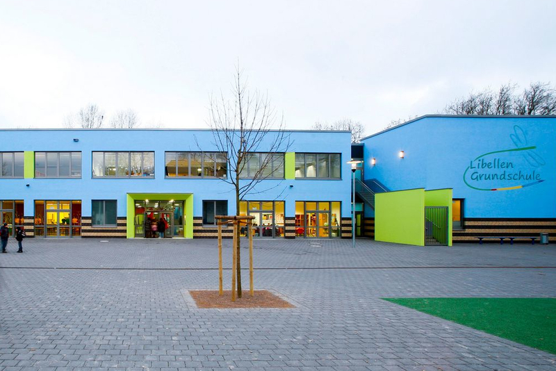 Außenansicht der Libellen-Grundschule