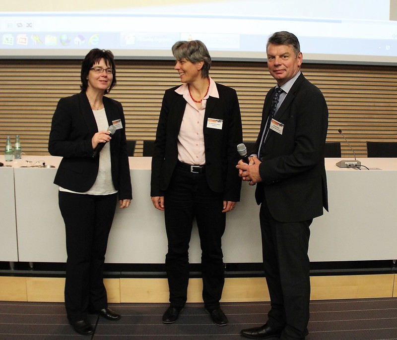 Andrea Lieder, Frank Dörfer und Adelheid Fiedler