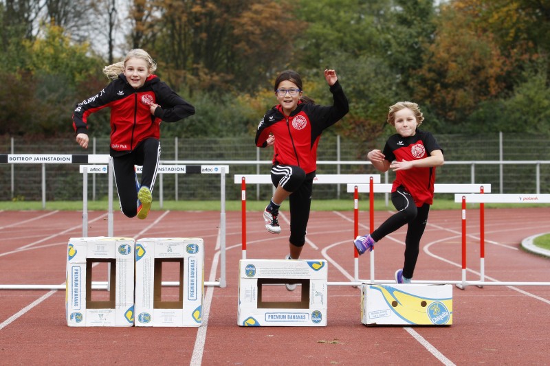 Kindertraining beim LC Adler Bottrop