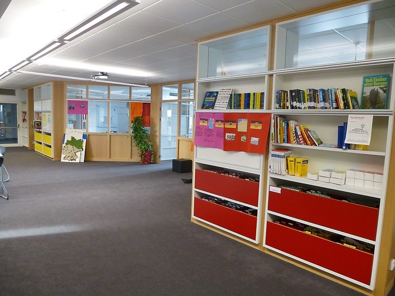Blick in die Flure der Schule