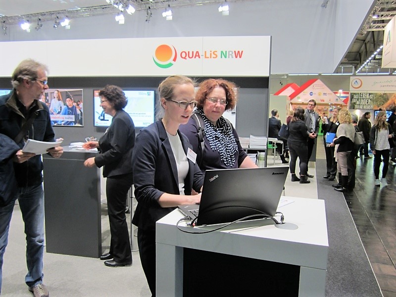 QUA-Lis-Stand auf der Didacta