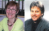 Porträtfotos: Sabiene Reh und Fritz-Ulrich Kolbe