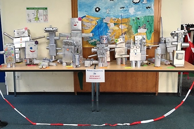 Selbstgebaute Roboter