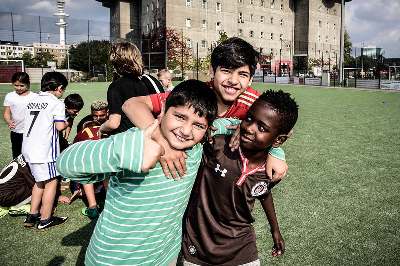 Schüler beim Training