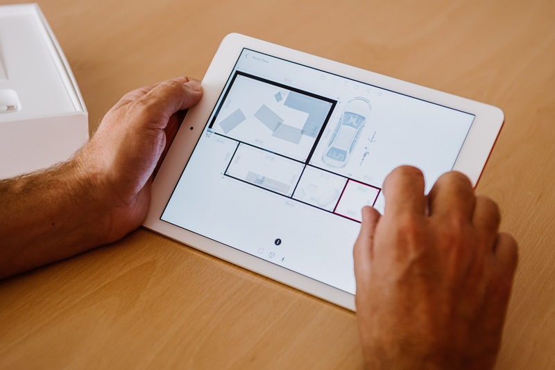 Tablet mit Lernsoftware
