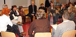 Arbeitsgruppe mit Hermann Zöllner und Sabine Reh
